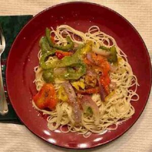 Sue’s Mom’s Sausage and Peppers Image